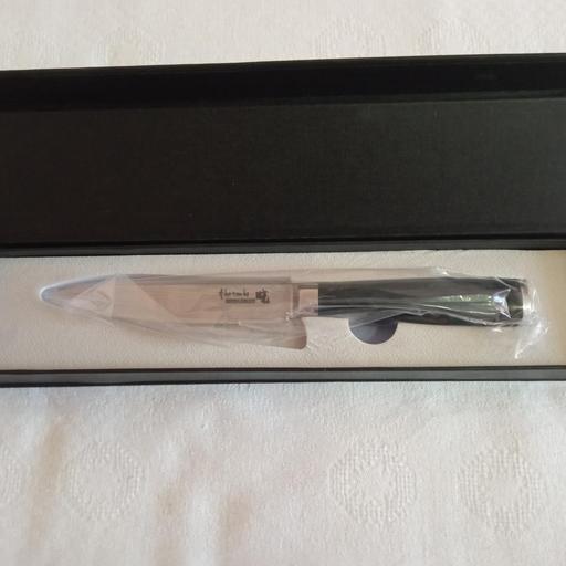 Профессиональный нож Шеф-Повара Akatsuki 5" из дамасской стали