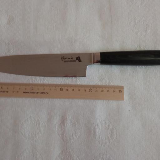 Профессиональный нож Шеф-Повара Akatsuki 8" из дамасской стали